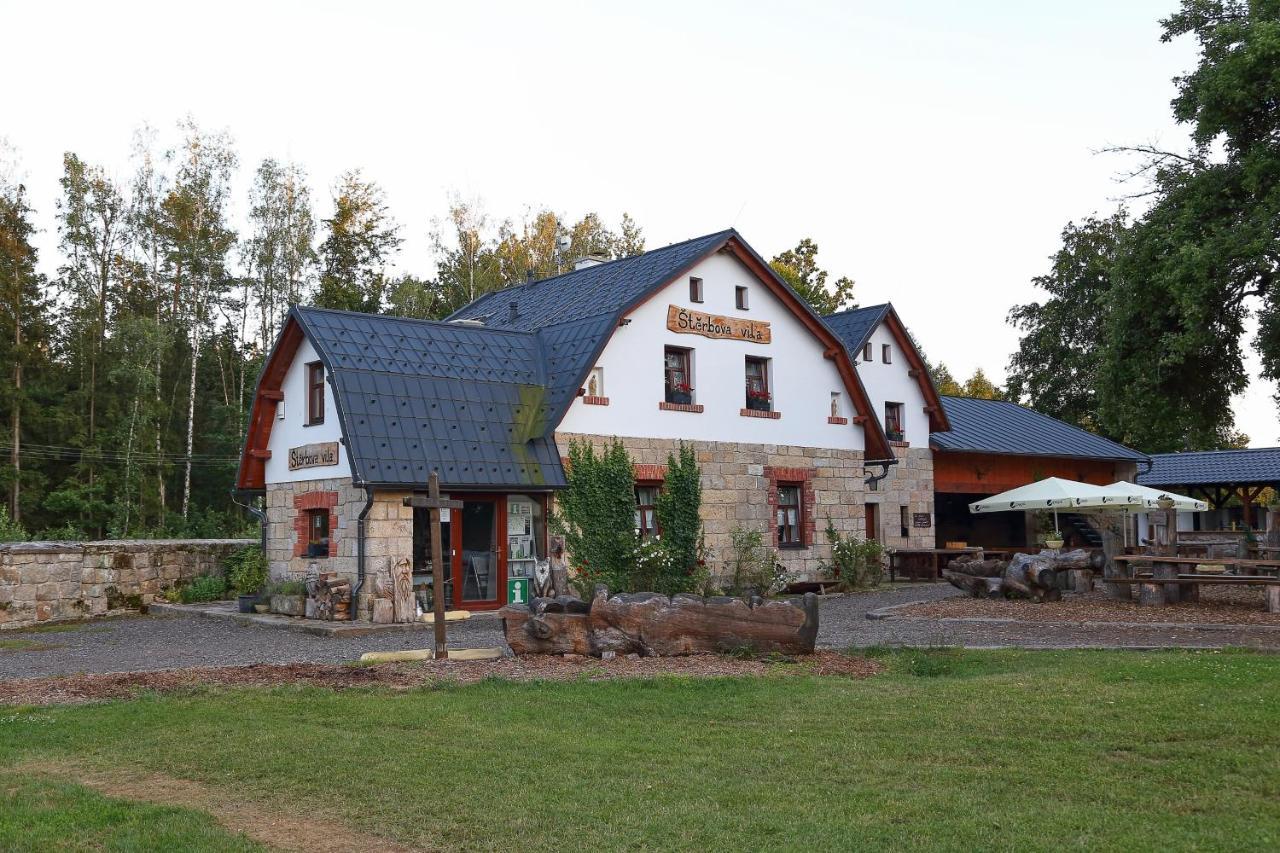 Penzion Sterbova Vila Hotel Bílá Třemešná Kültér fotó